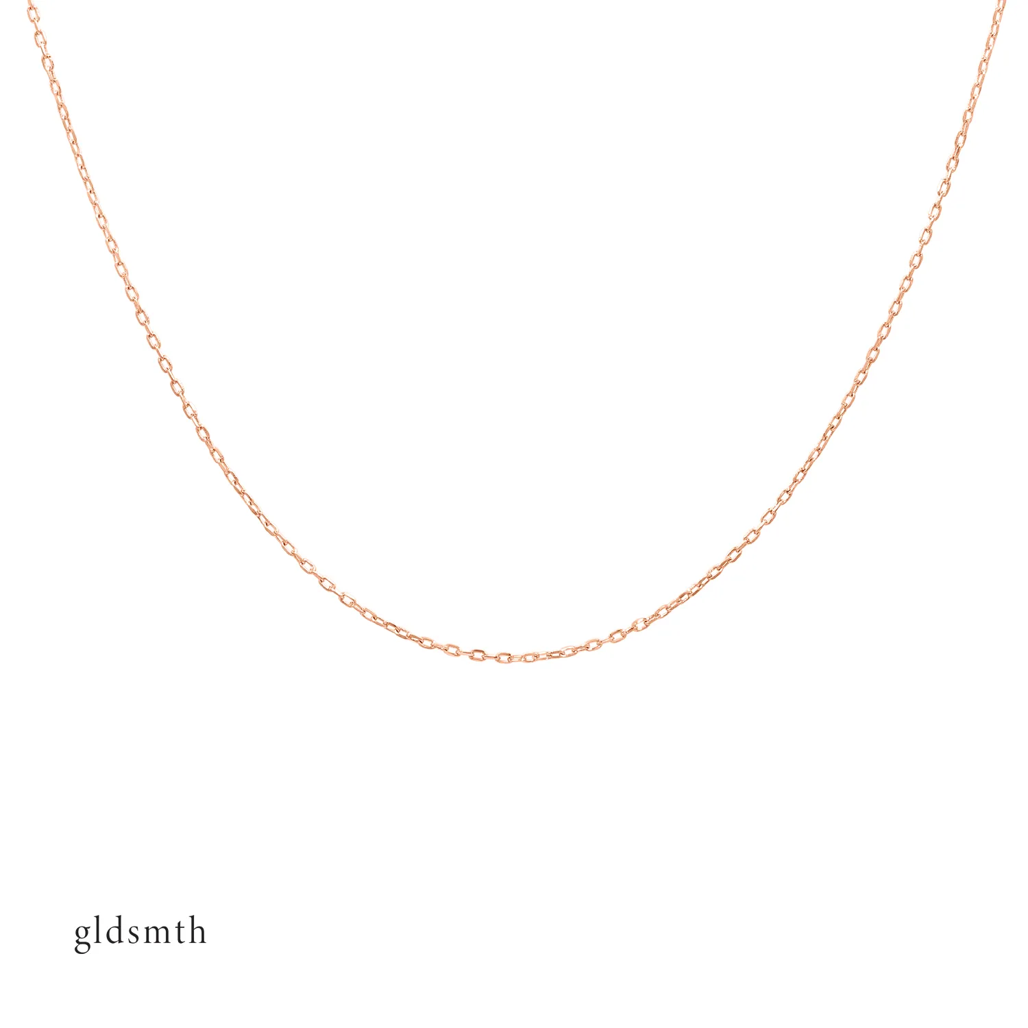 10k Rose Gold Basic Chain