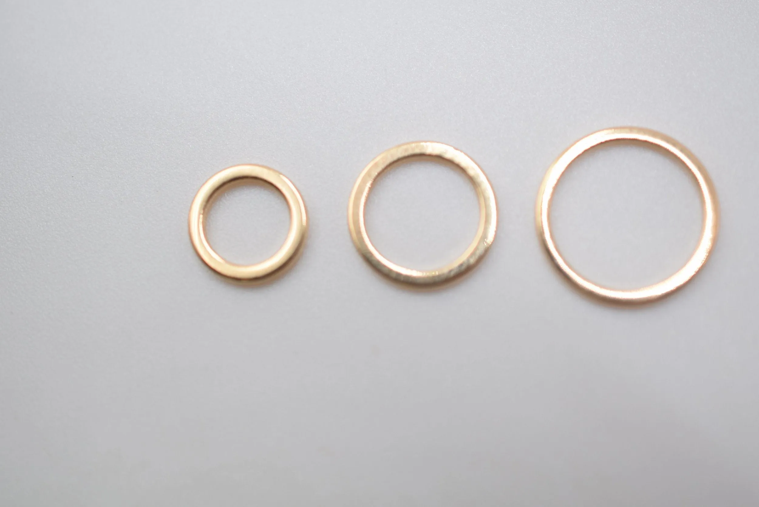 18K Gold Filled Look, Square wire closed jump ring Gold Filled Look, as 18K- 8mm/10mm/12mm sold 12 PCs/PK