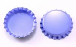 1" NEW Two Sided Lavender Bottle Caps, pack  12