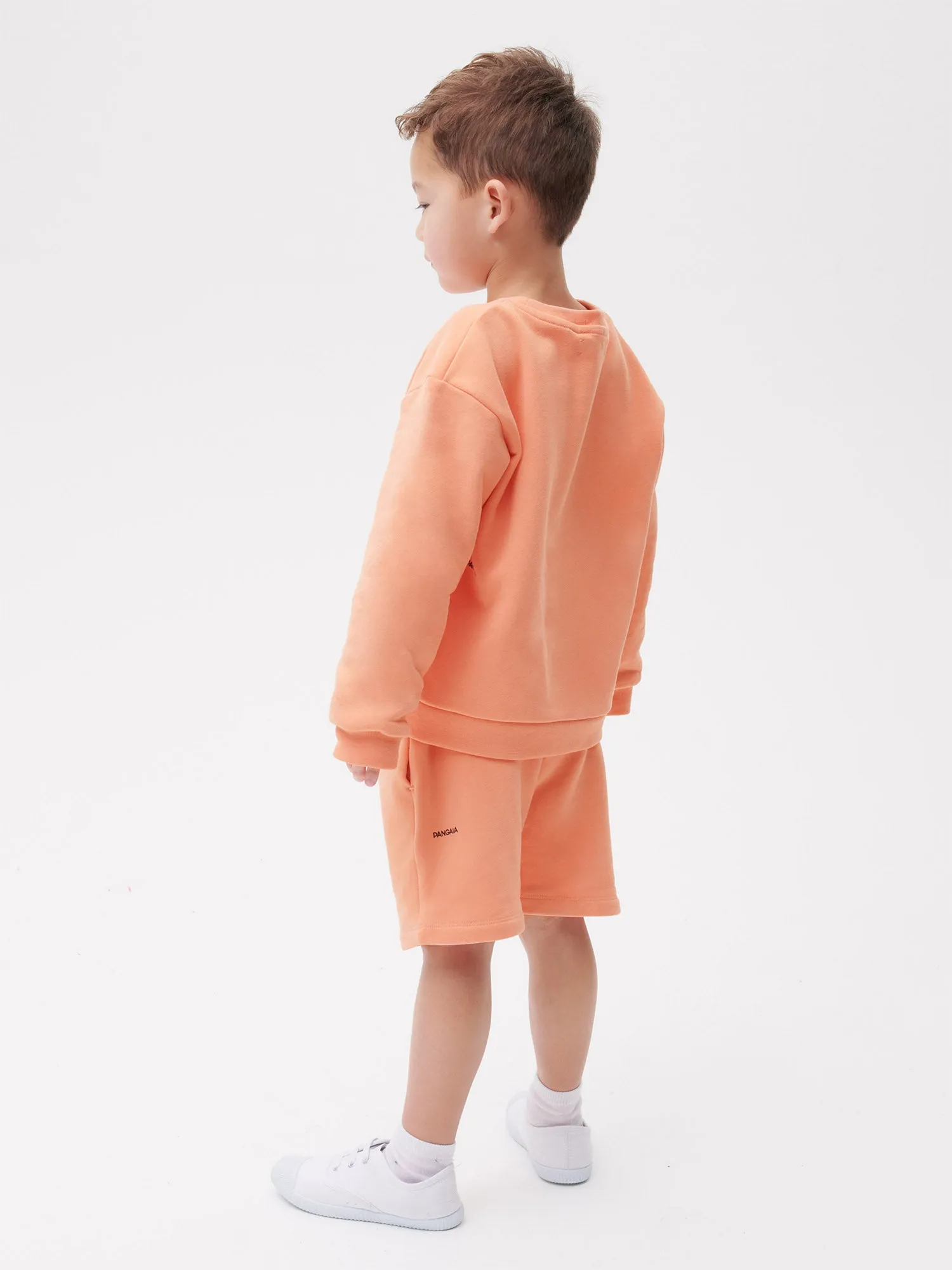 Archive Kids' 365 Midweight Long Shorts—peach perfect