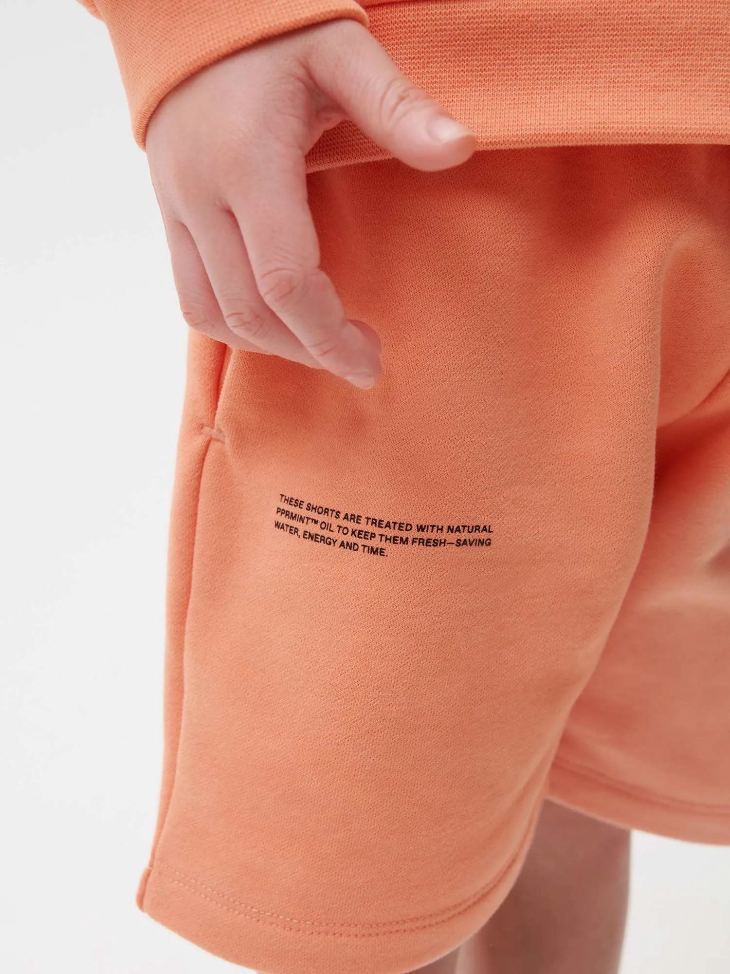 Archive Kids' 365 Midweight Long Shorts—peach perfect