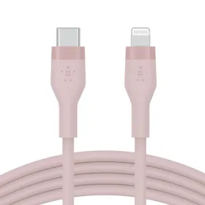 BELKIN BoostCharge Flex USB-C Cable with Lightning Connector 1M - Pink