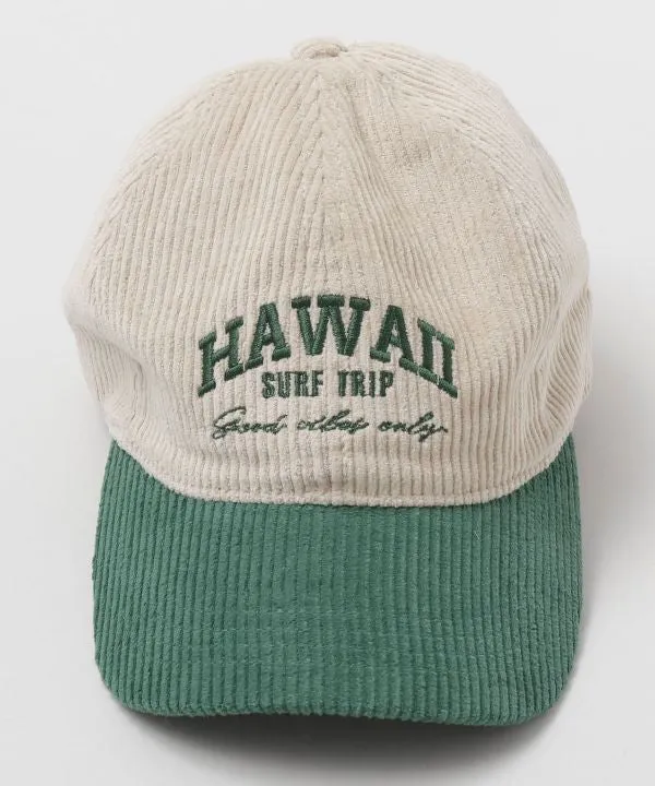 Bi Color Corduroy Cap