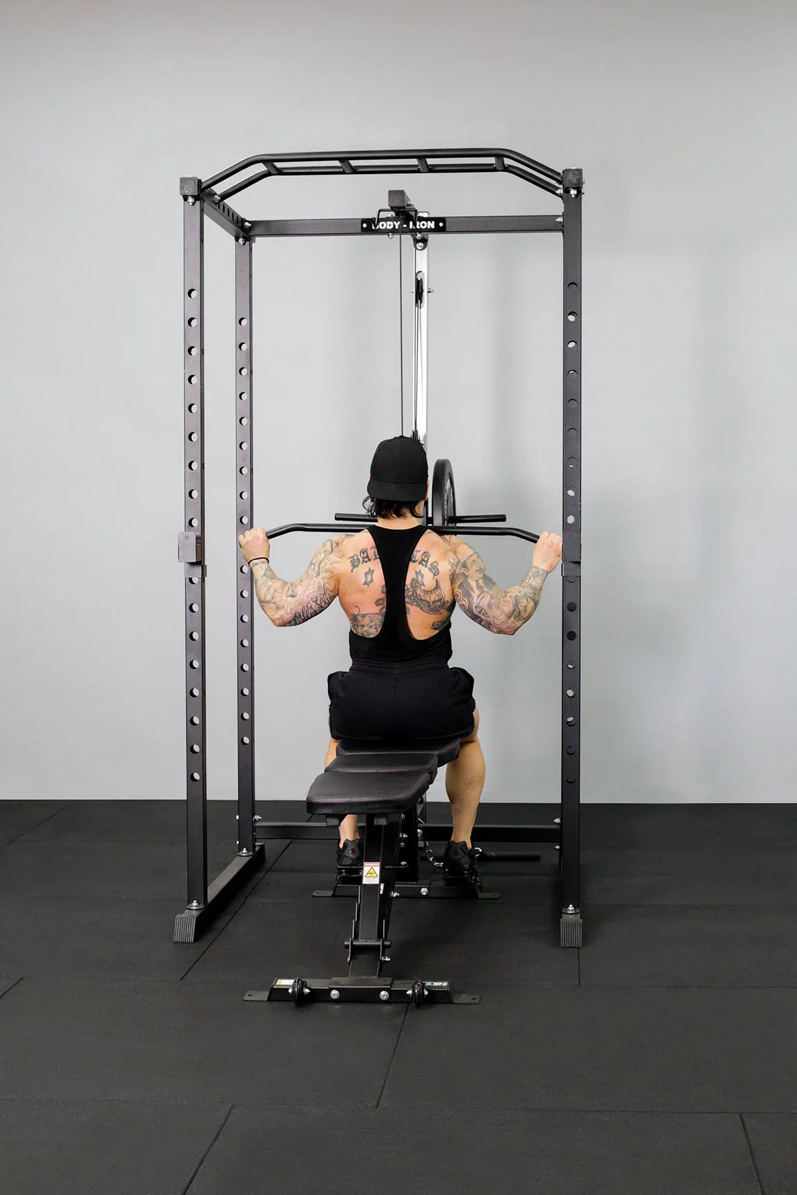 Body Iron BL100MG Home Power Rack   BL100 Lat Pull Down / Low Row Attachment (FLOOR STOCK PICK UP ONLY MELBOURNE)