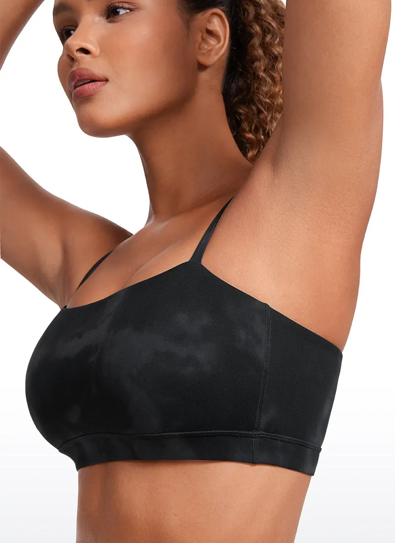 Butterluxe Adjustable Spaghetti Thin Strap Sports Bra