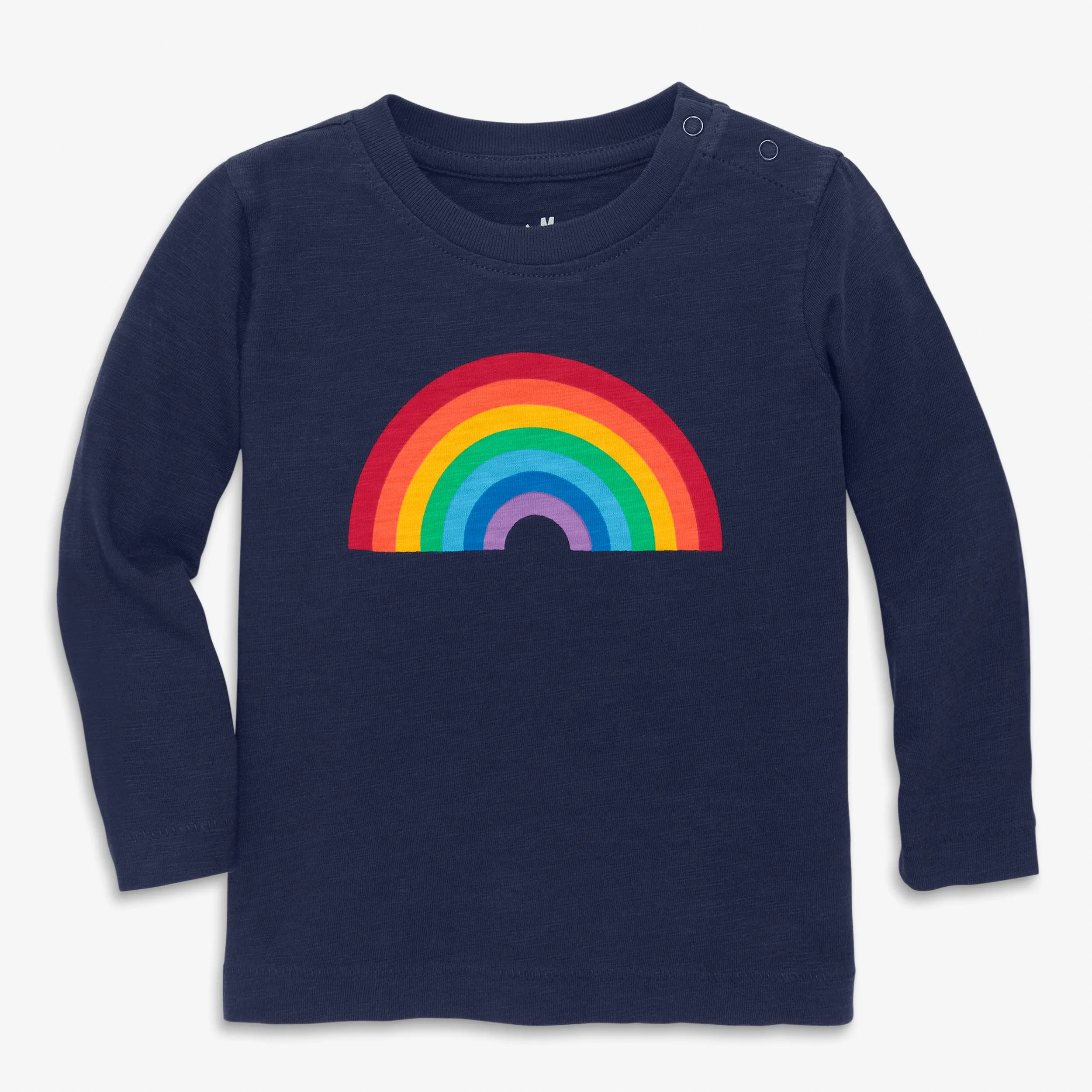 Clearance baby long sleeve rainbow graphic tee