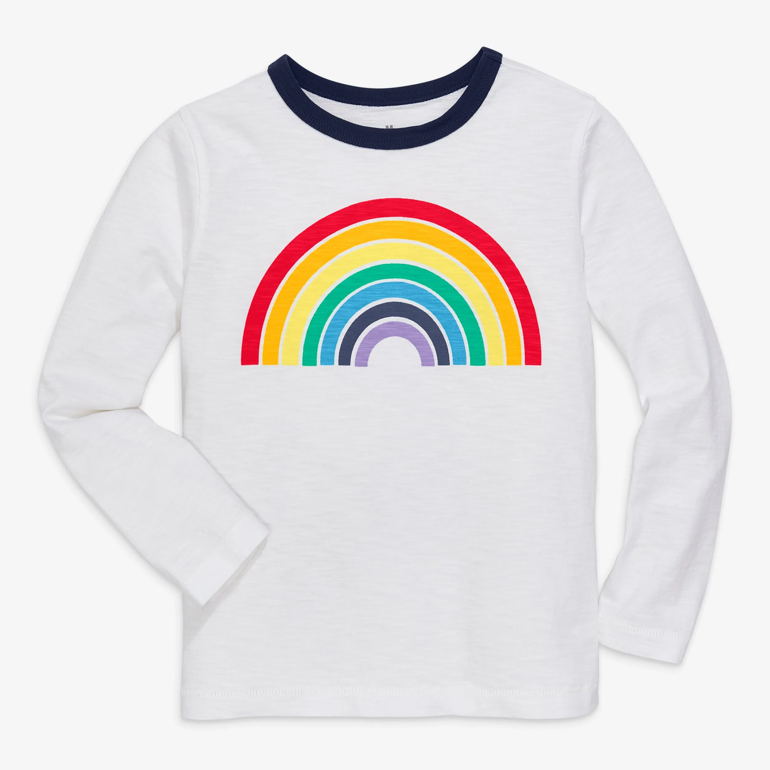 Clearance kids long sleeve rainbow graphic tee