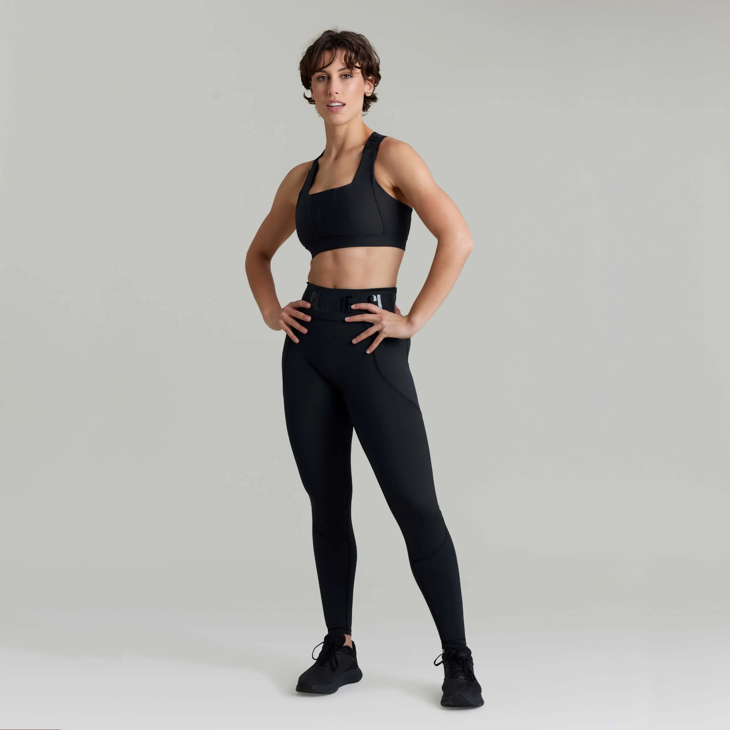 CLQ Tall Zone Compression Tights - Stealth