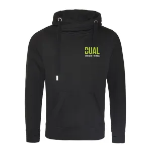 Cross Over Hoodie - Dual Strength and Fitness - Cross Over Neck Hoodie