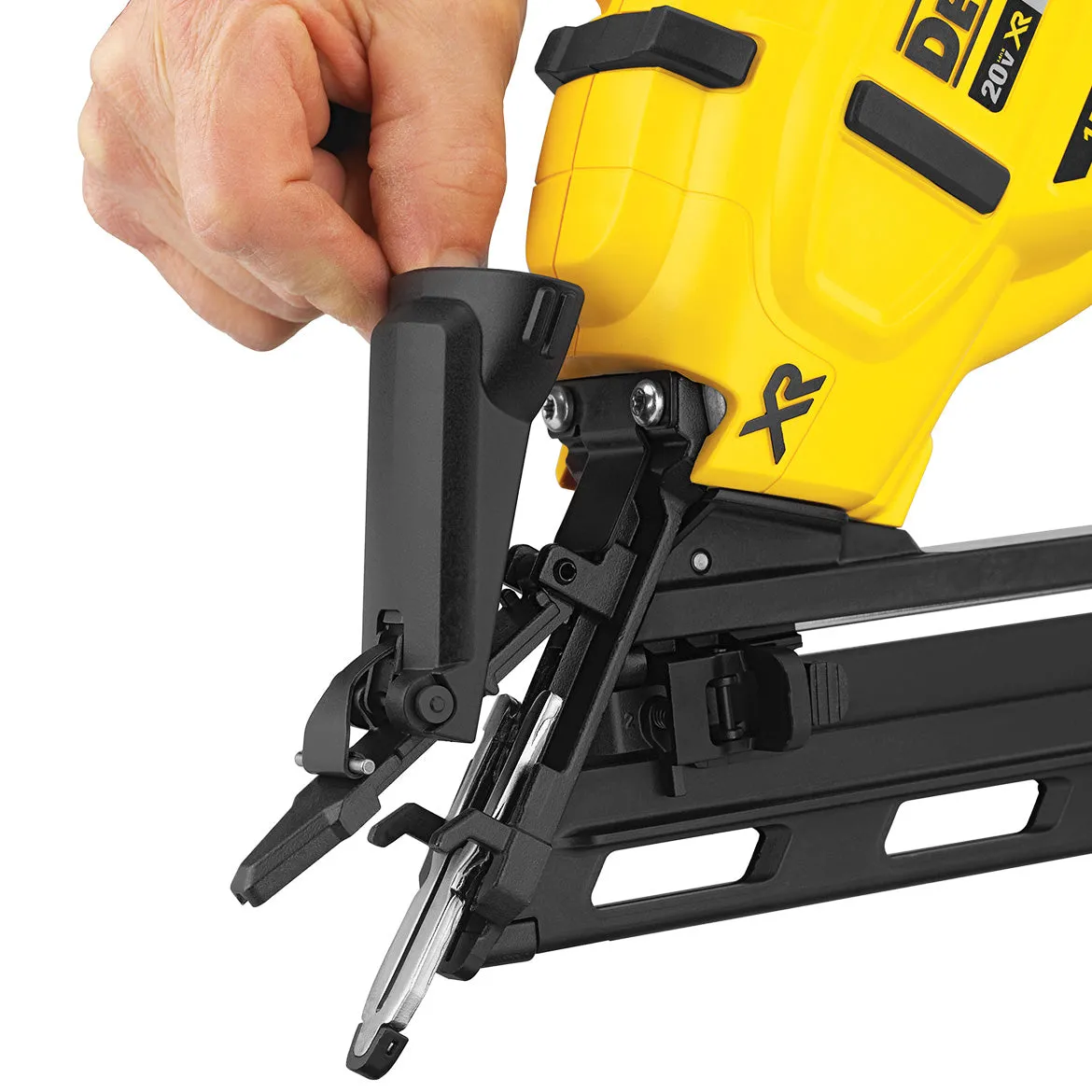 DeWALT DCN650B 20V MAX XR 15-Gauge Cordless Angled Finish Nailer - Bare Tool