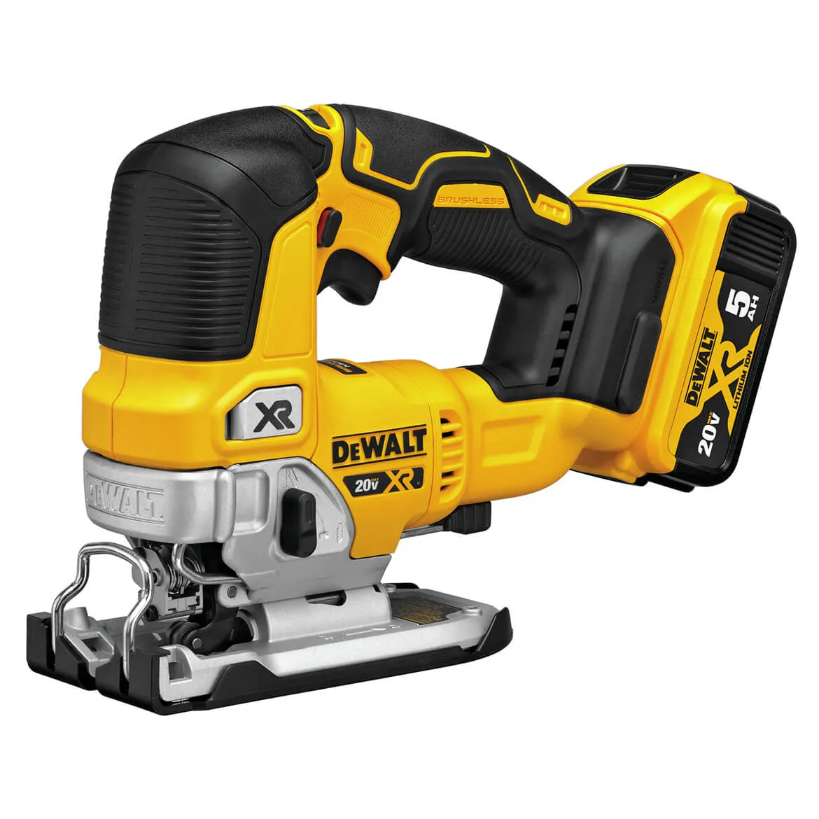 DeWALT DCS334P1 20V 5.0Ah 4-Position Orbital Action Brushless Jig Saw Kit