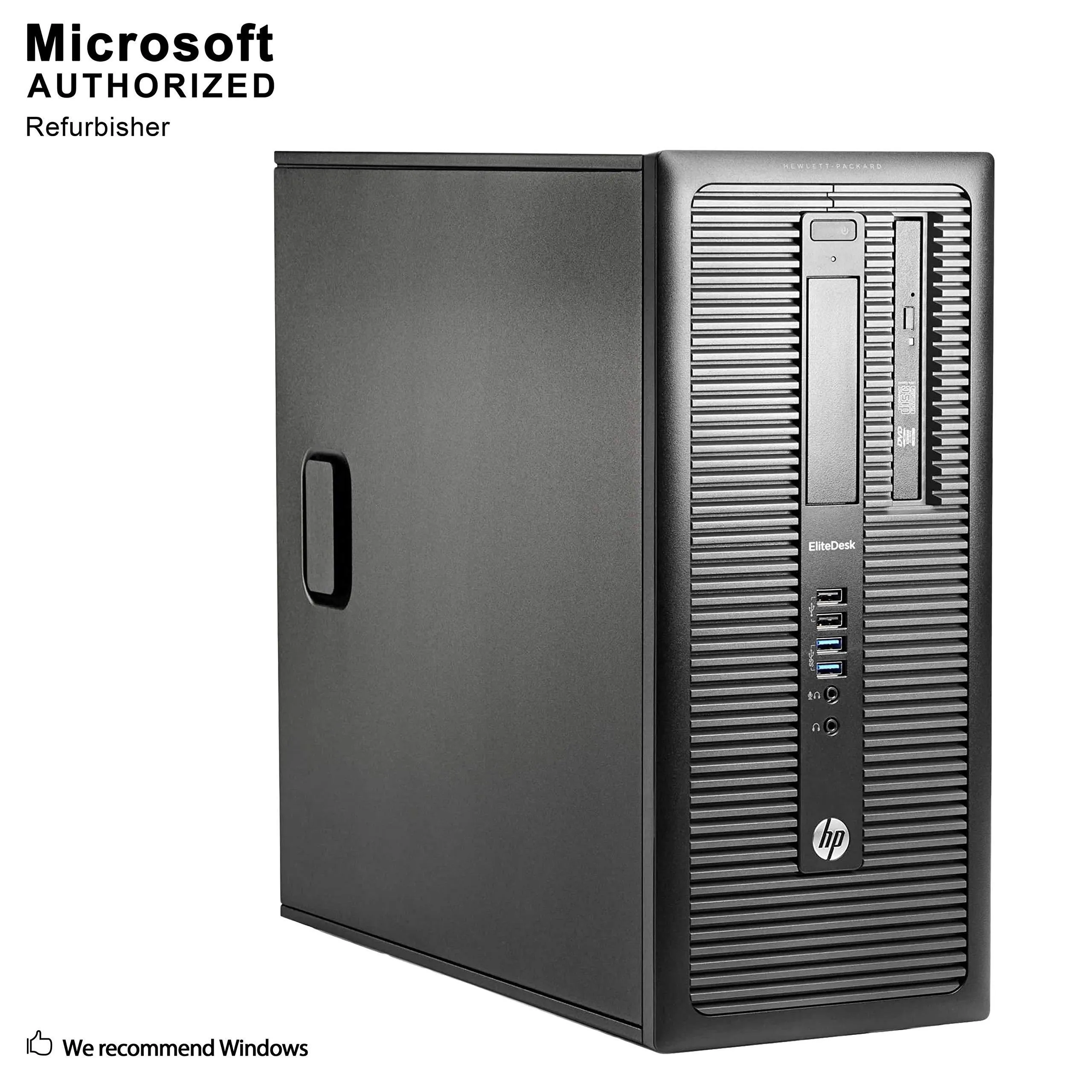 Fastest HP Business Tower Computer PC (Intel Ci5-4570 Upto 3.9GHz, 16GB Ram, 2TB HDD   120GB SSD, Wireless WiFi, Display Port, USB 3.0) Win 10 Pro (Renewed)