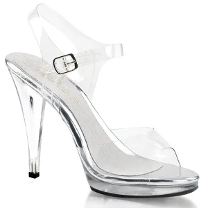 FLAIR-408 Clear High Heel Fitness Competition Sandal