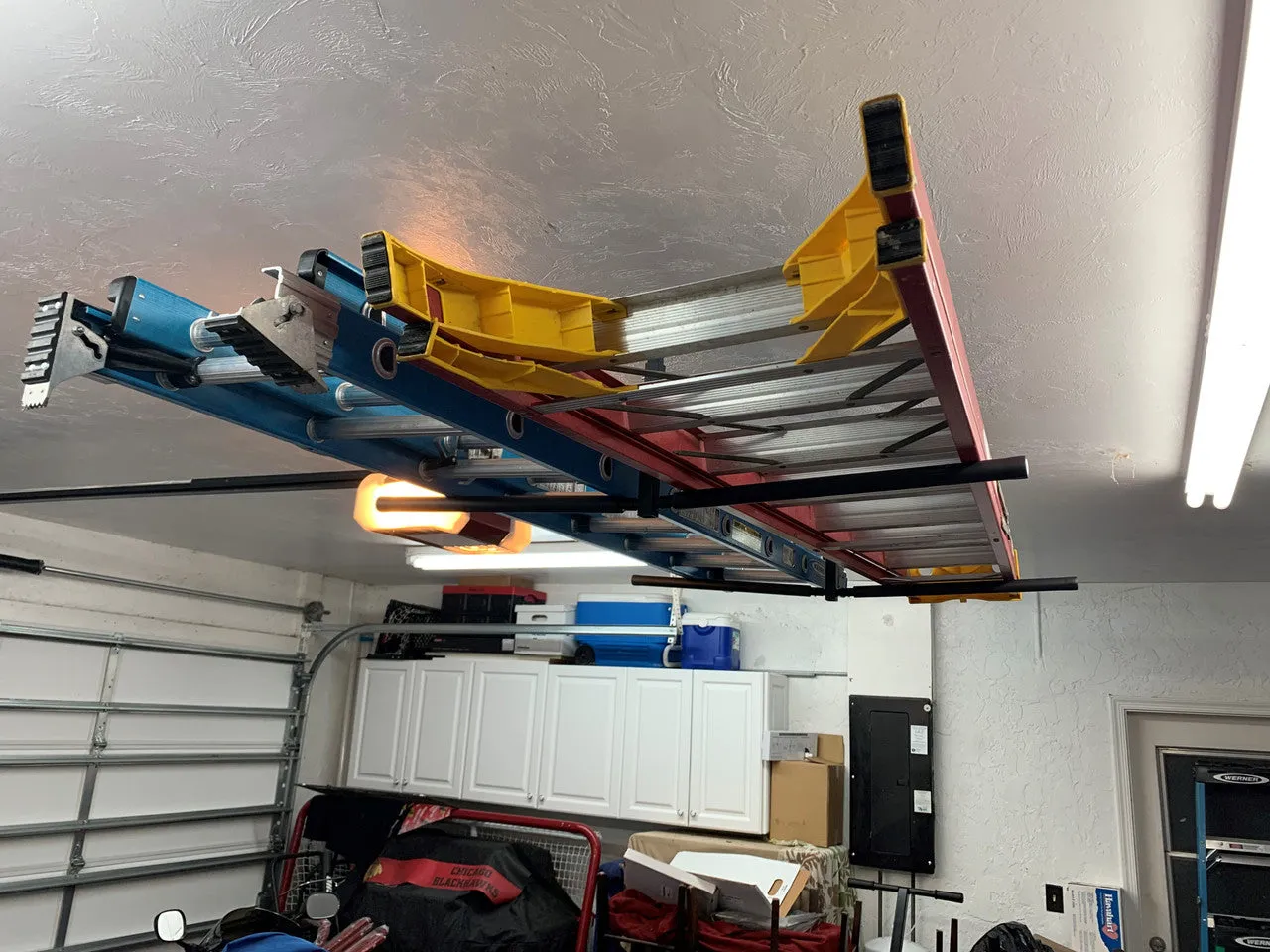 Hi-Port 2 | Adjustable Ceiling Storage Rack | Double | Holds 150 lbs