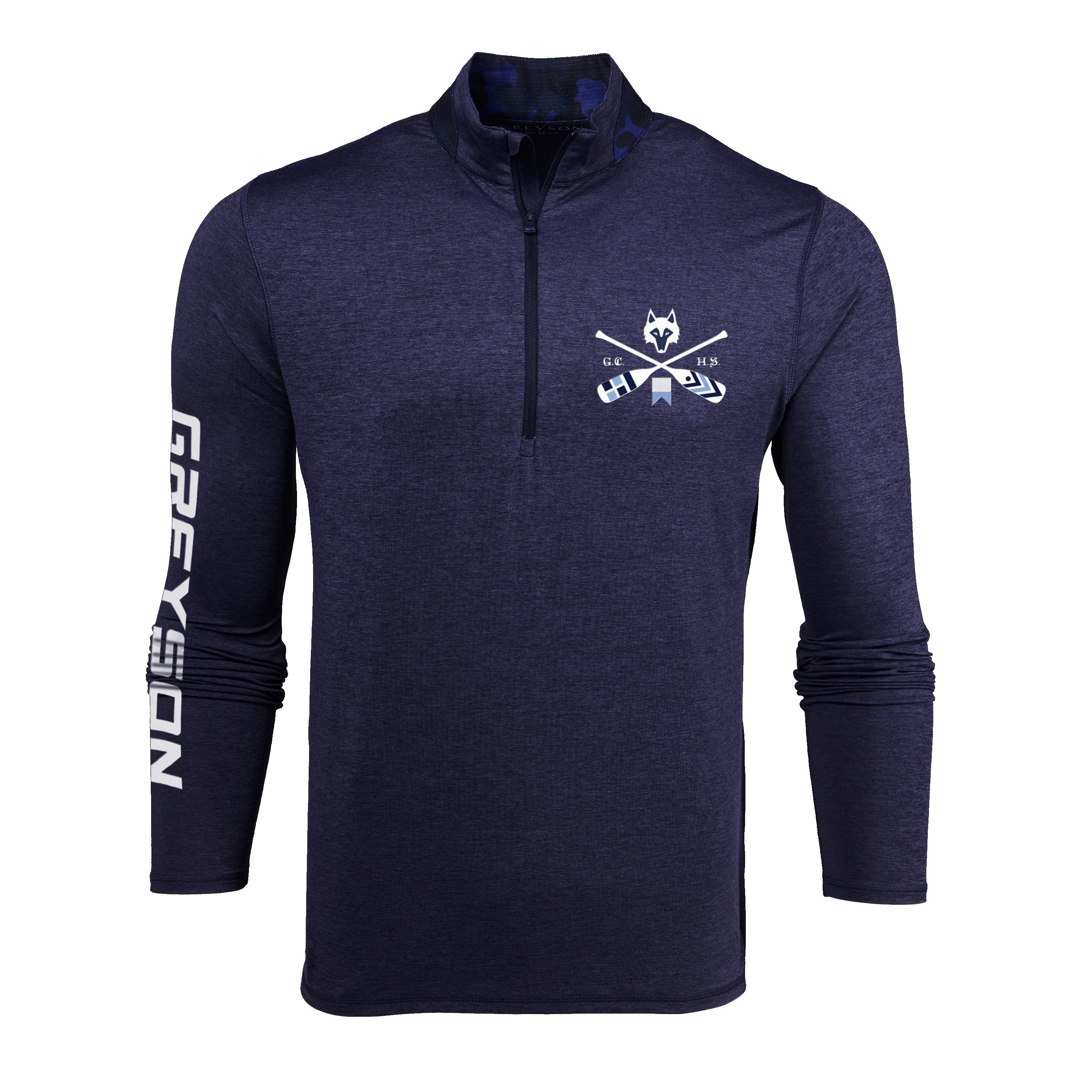 H.S. Crossed Paddles Guide Sport Quarter-Zip