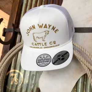 John Wayne Cattle Co Cap {White}