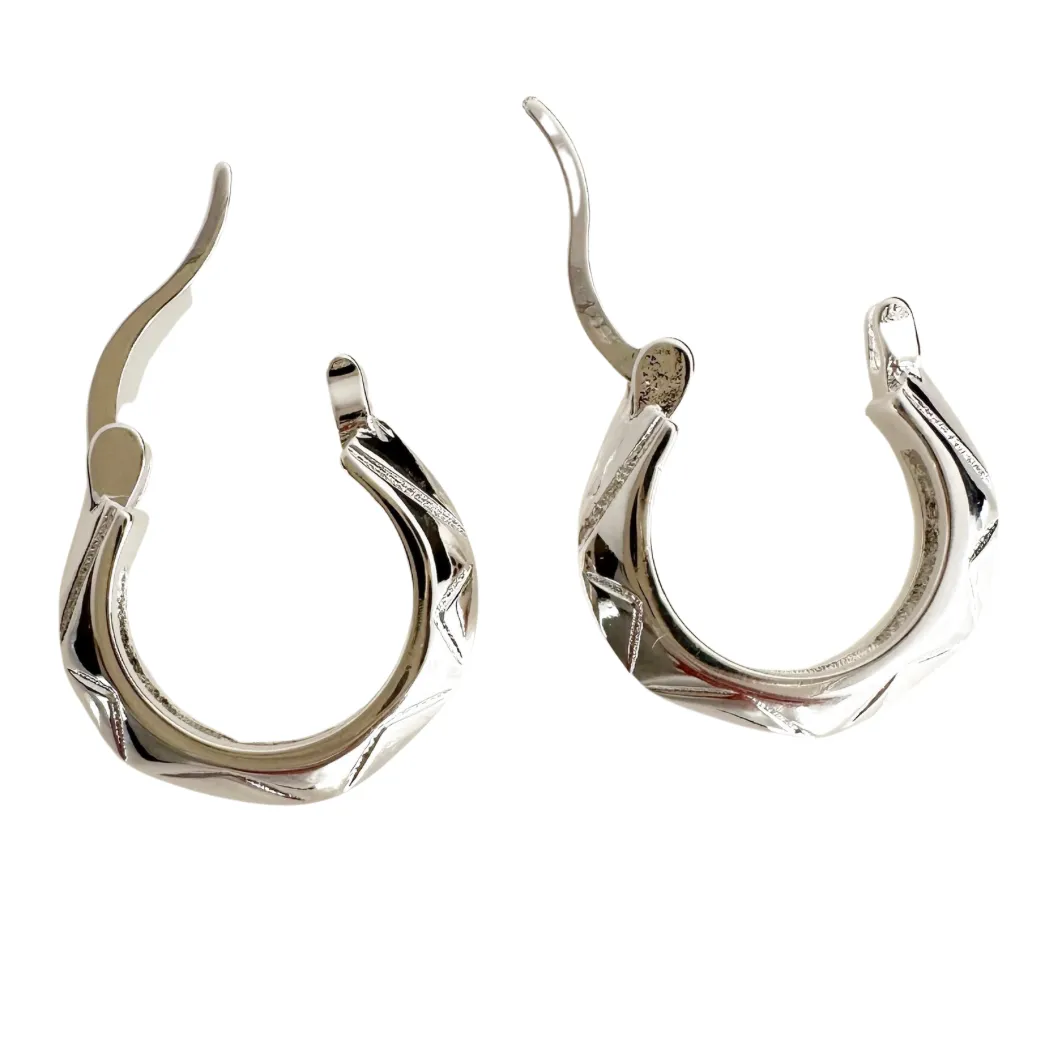 Lola Silver Hoops