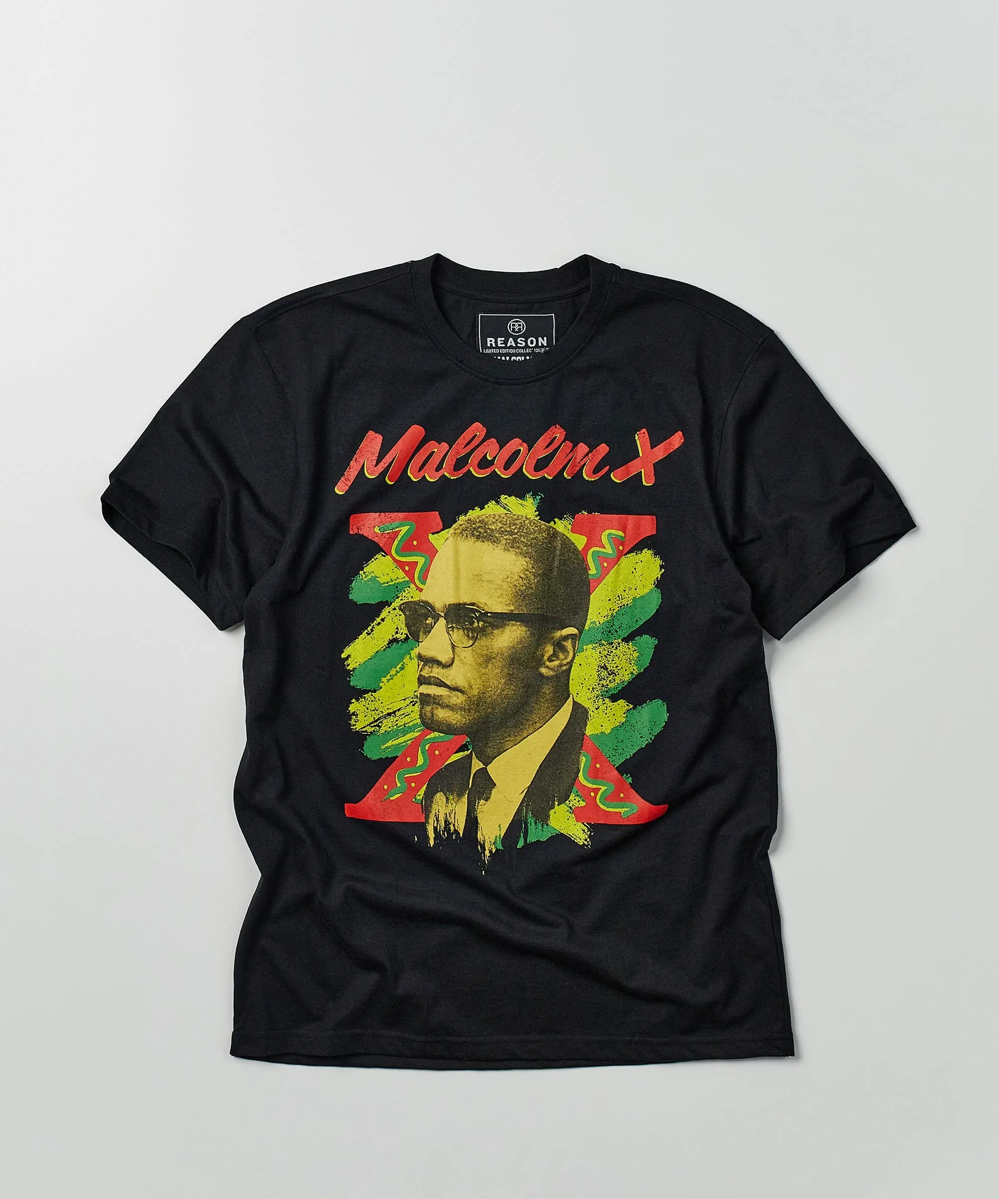 Malcolm X Vintage Short Sleeve Tee - Black