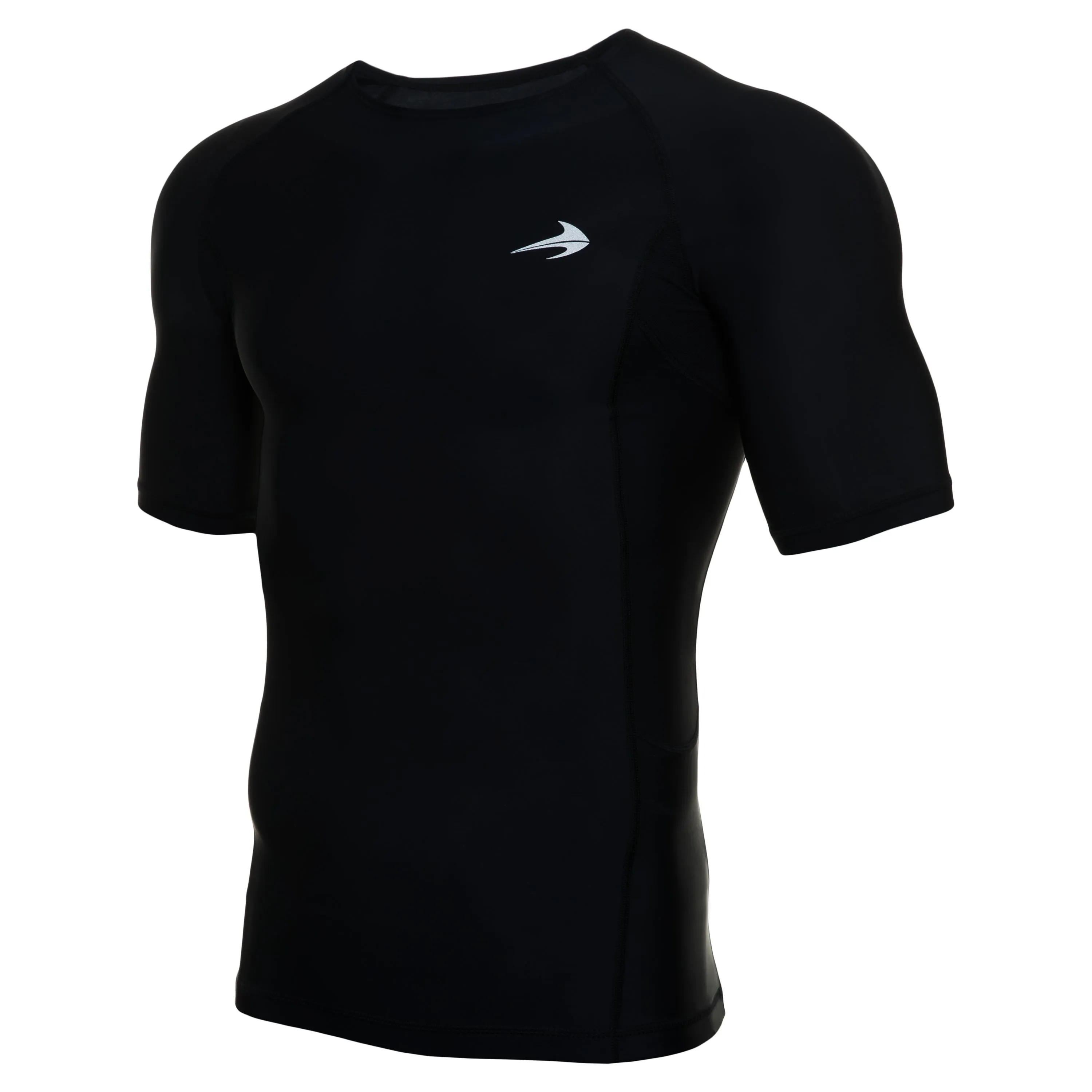 Men's Compression Short Sleeve Shirt - Black