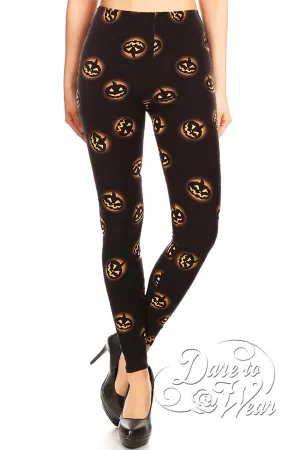 Peached Leggings in Halloween