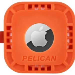 Pelican Protector Sticker Mount Case for AirTag Devices - Orange