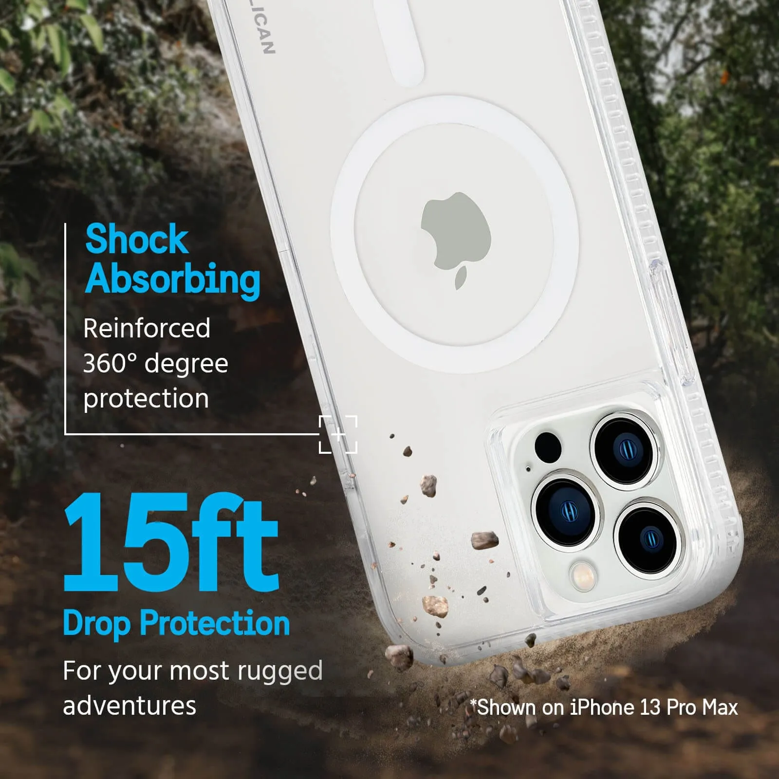 Pelican Ranger Clear (Works with MagSafe) - iPhone 14 Pro