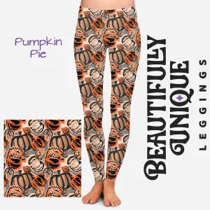 Pre-Order: Pumpkin Pie - High-quality Handcrafted Vibrant Leggings