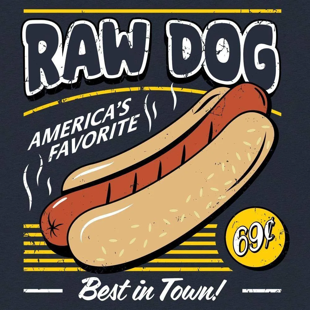 Raw Dog T-Shirt - Midnight Navy