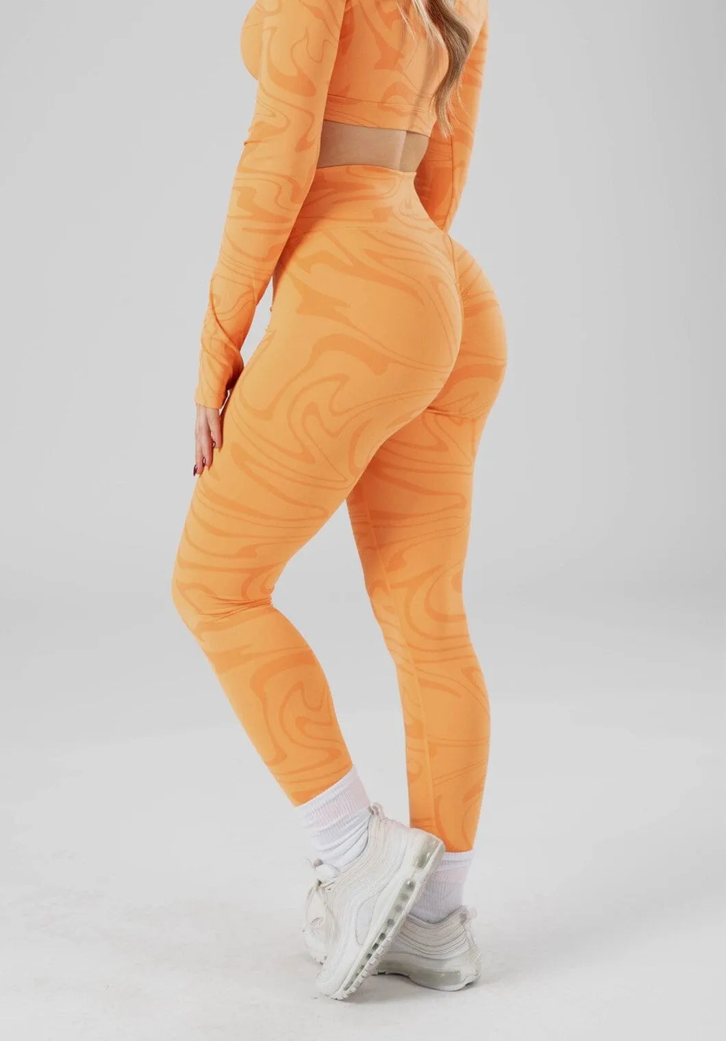 RecStretch DesB Original Sculptseam™ Plus Legging Creamsicle