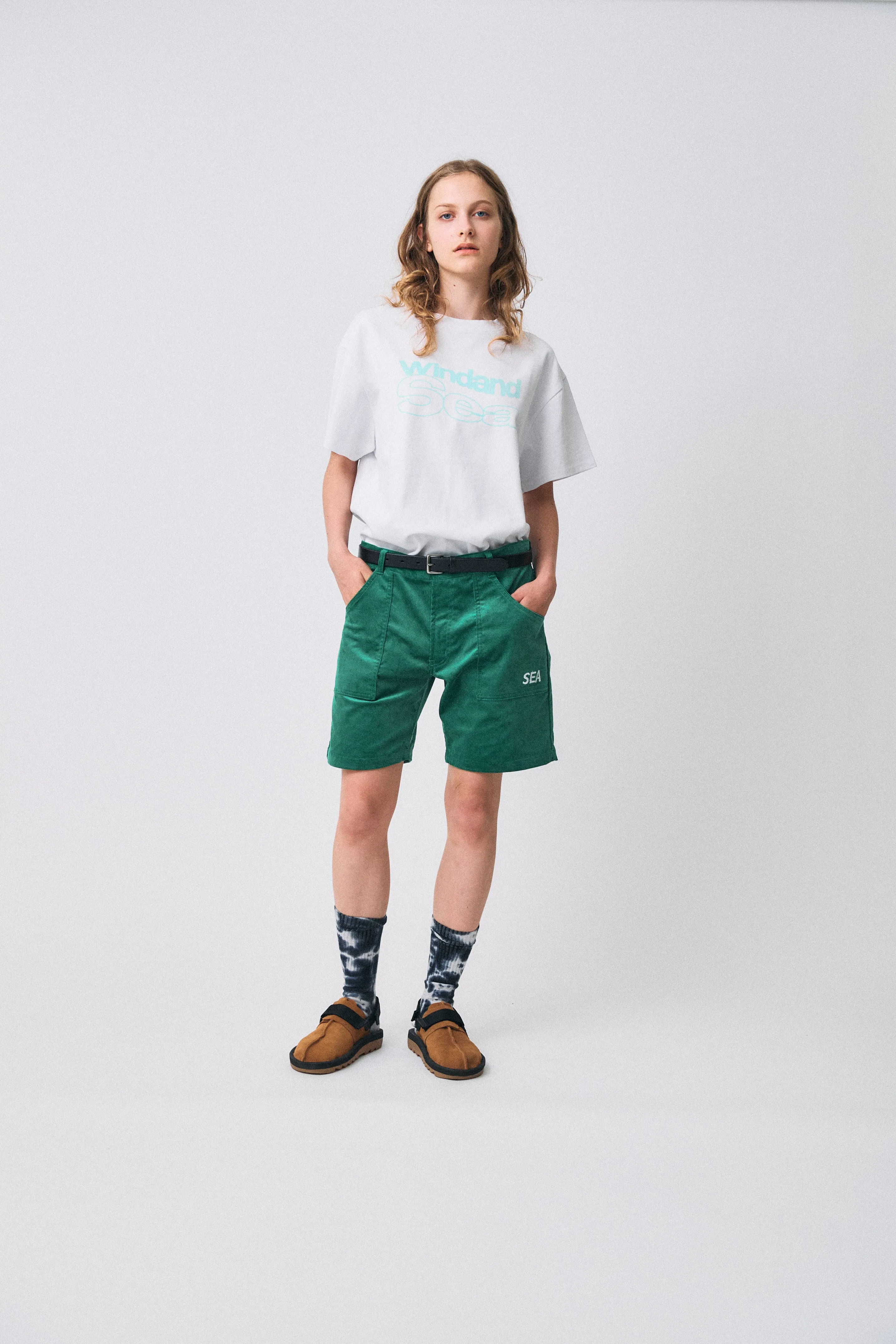 SEA CORDUROY SHORT / GREEN