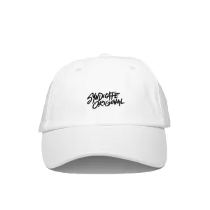 Signature Strap-Back Cap White / Black