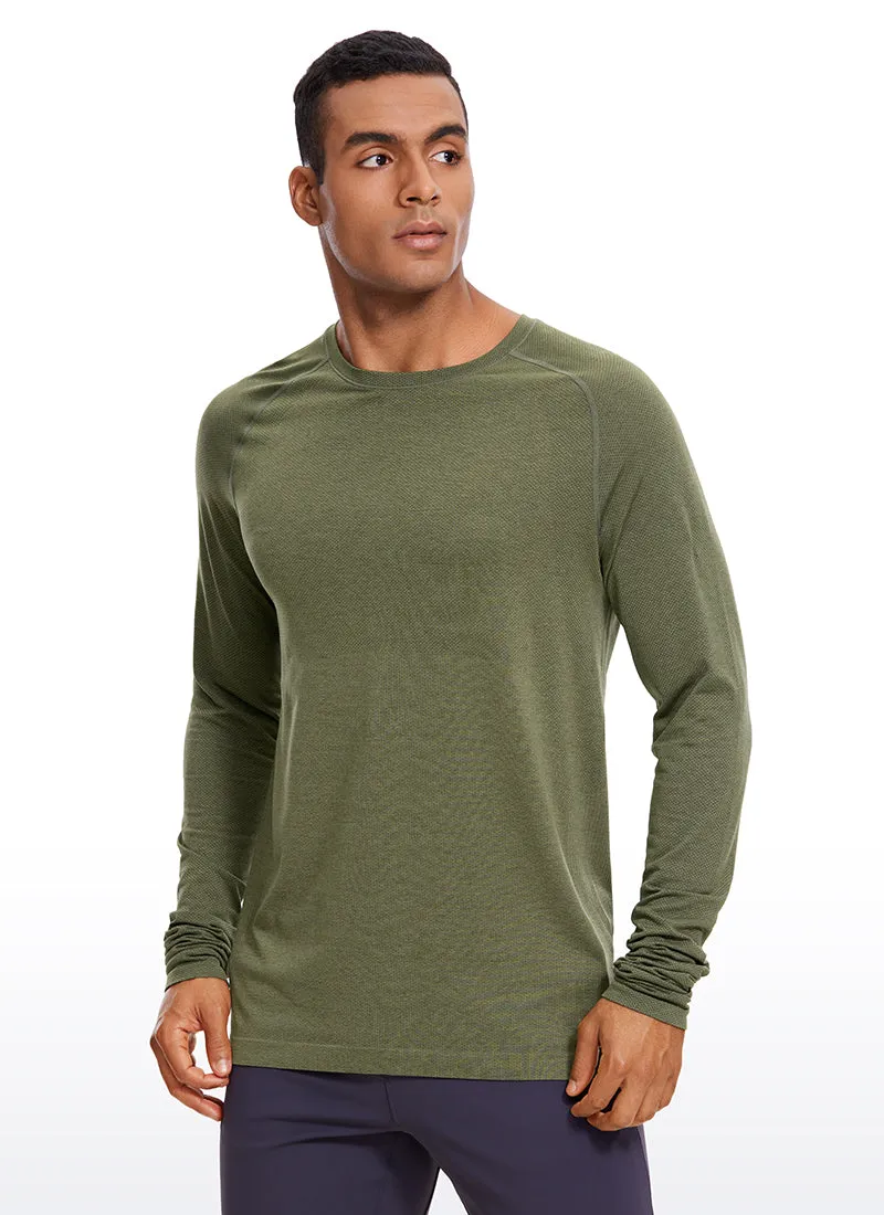 Speedy Seamless Raglan Long Sleeves Slim Fit