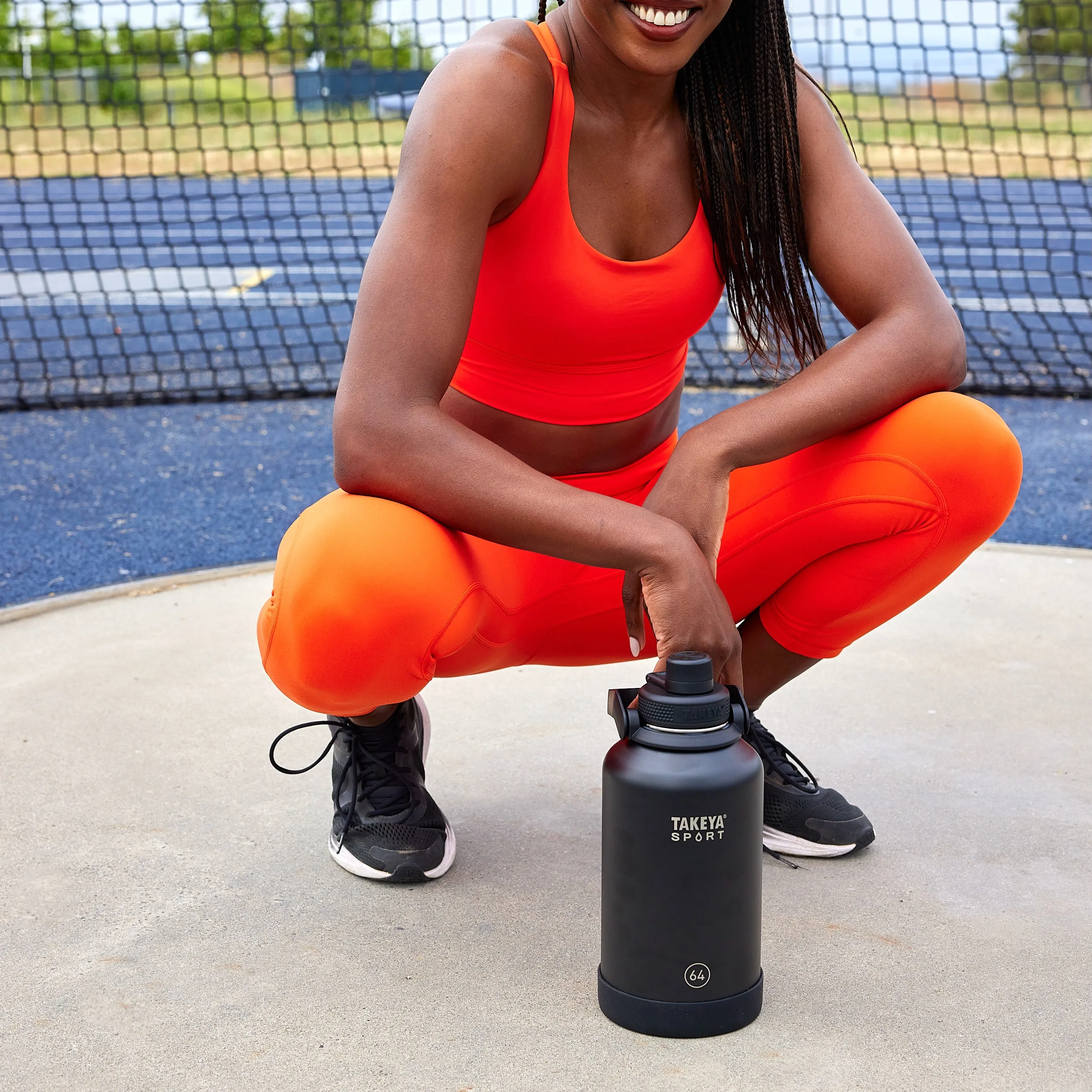 Sport Water Bottle With Spout Lid