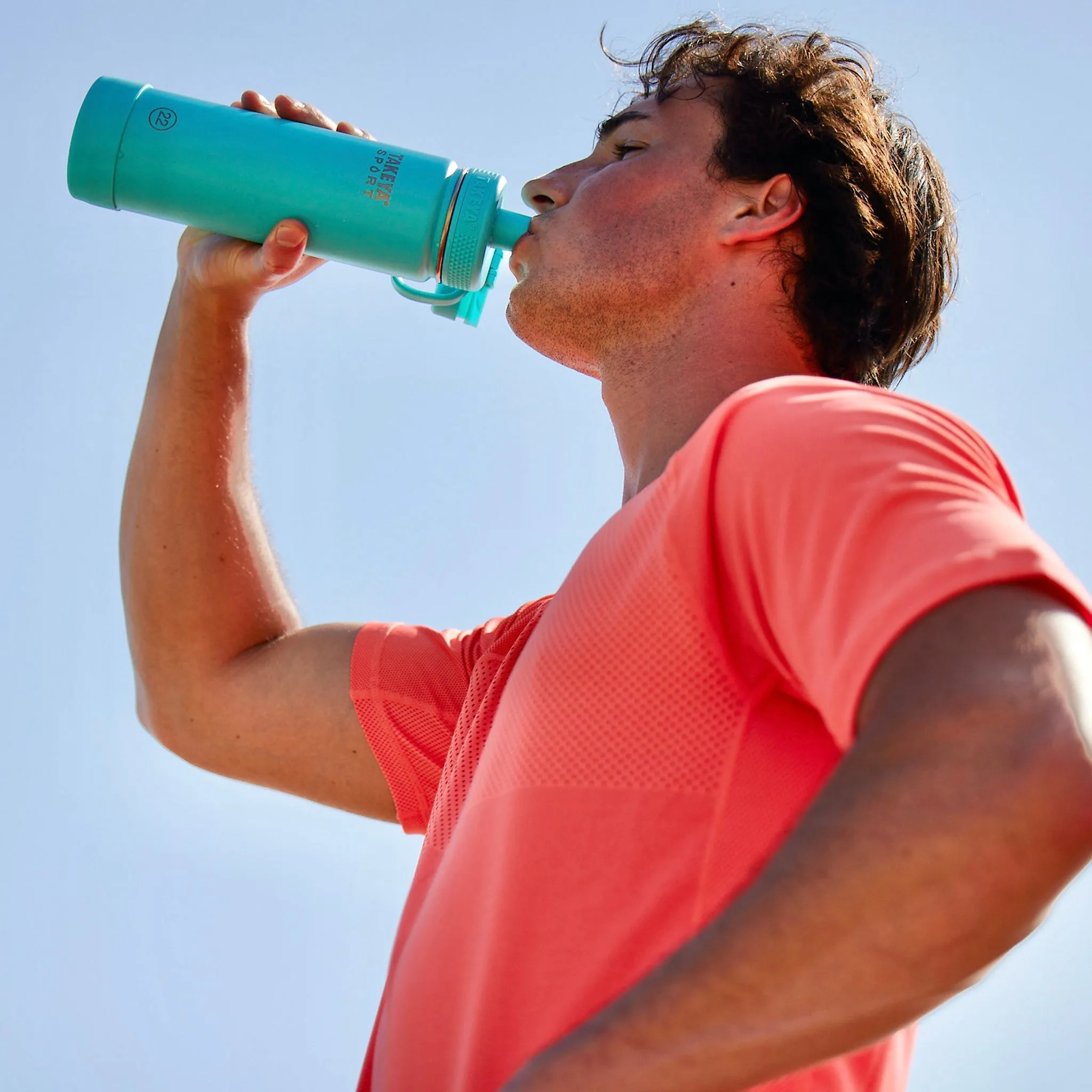 Sport Water Bottle With Spout Lid