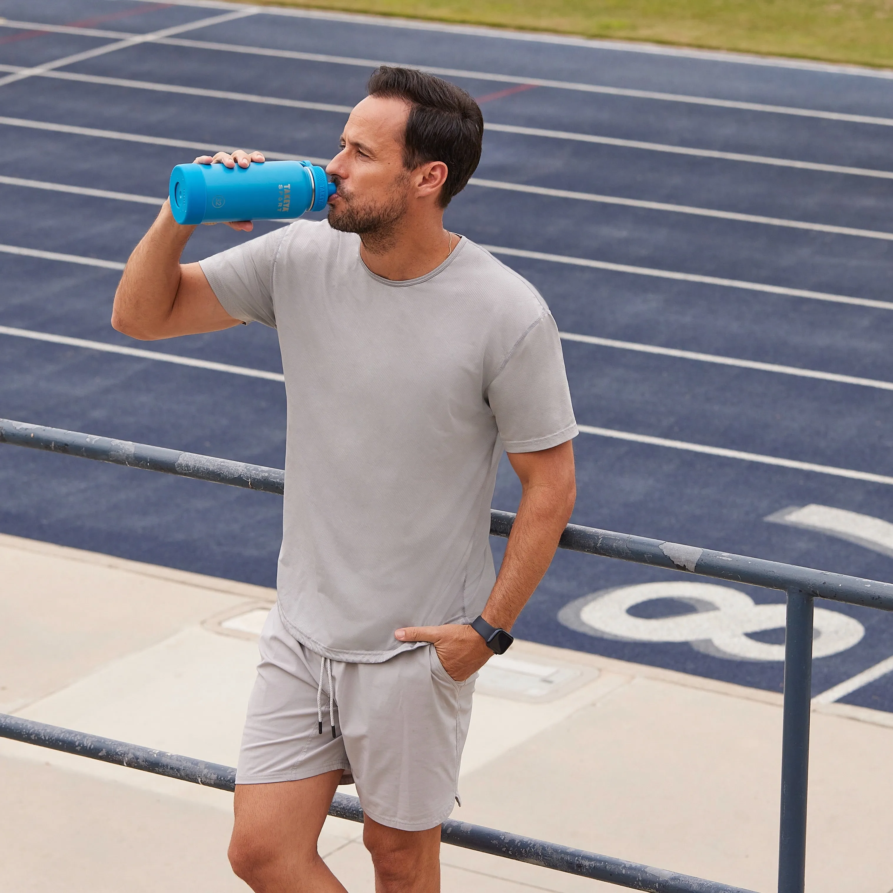 Sport Water Bottle With Spout Lid