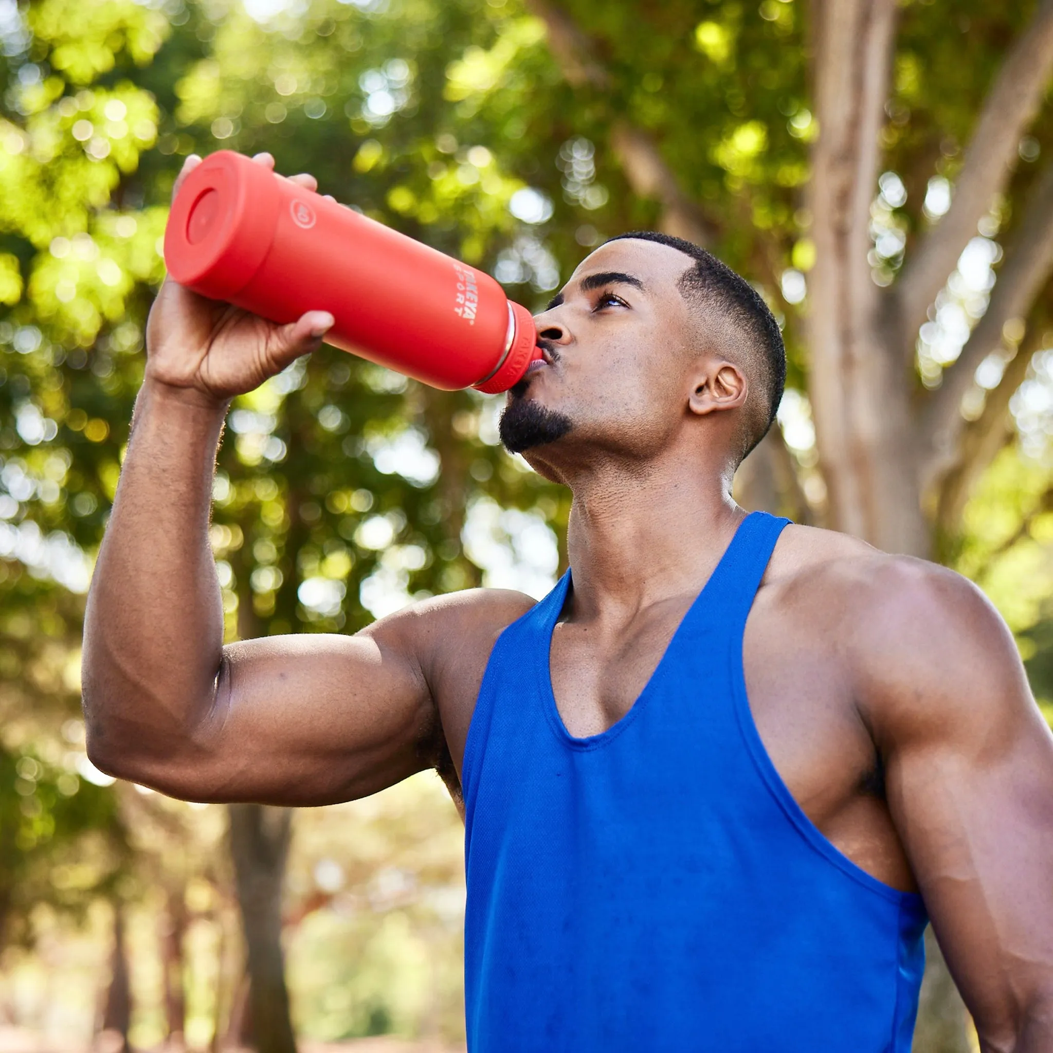 Sport Water Bottle With Spout Lid