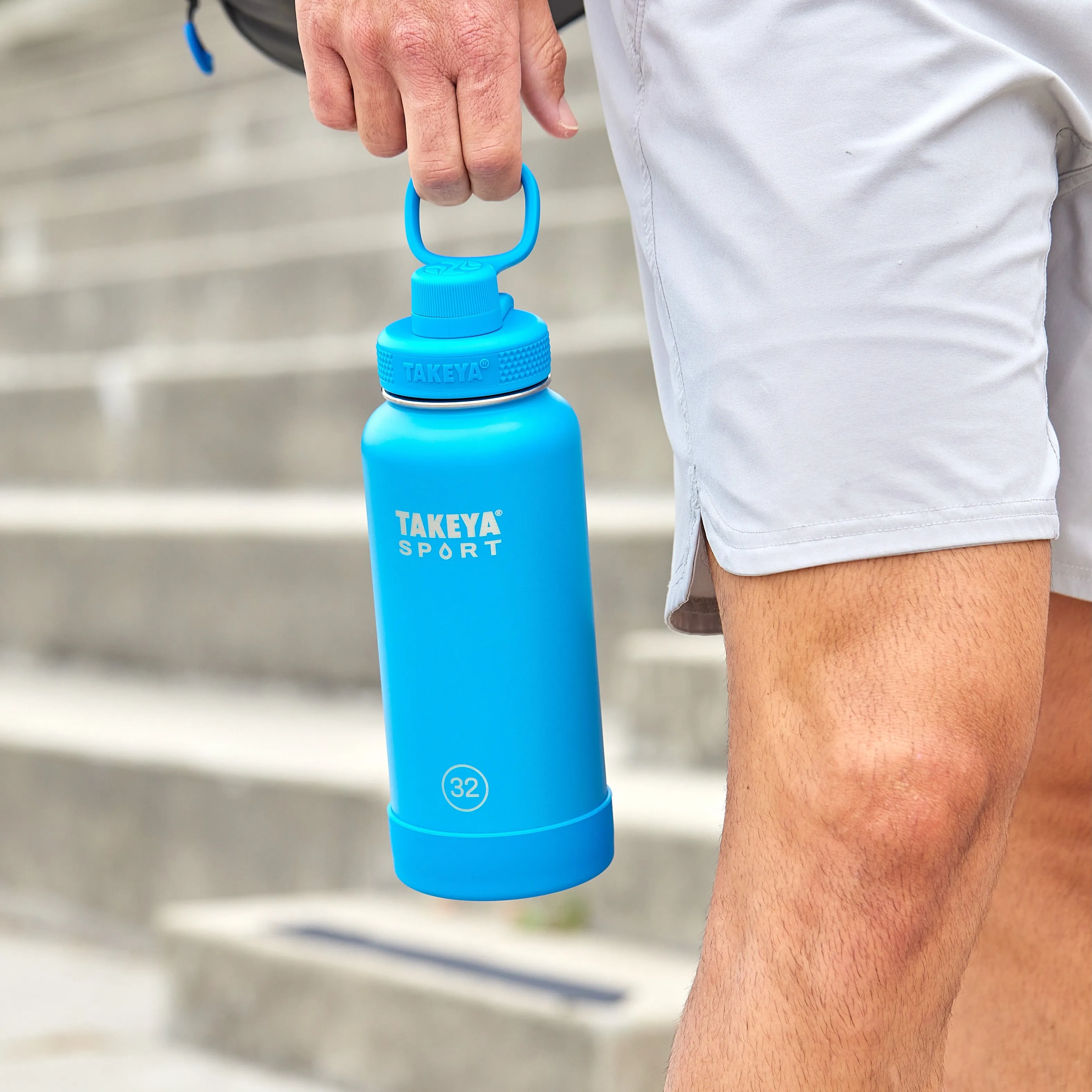 Sport Water Bottle With Spout Lid