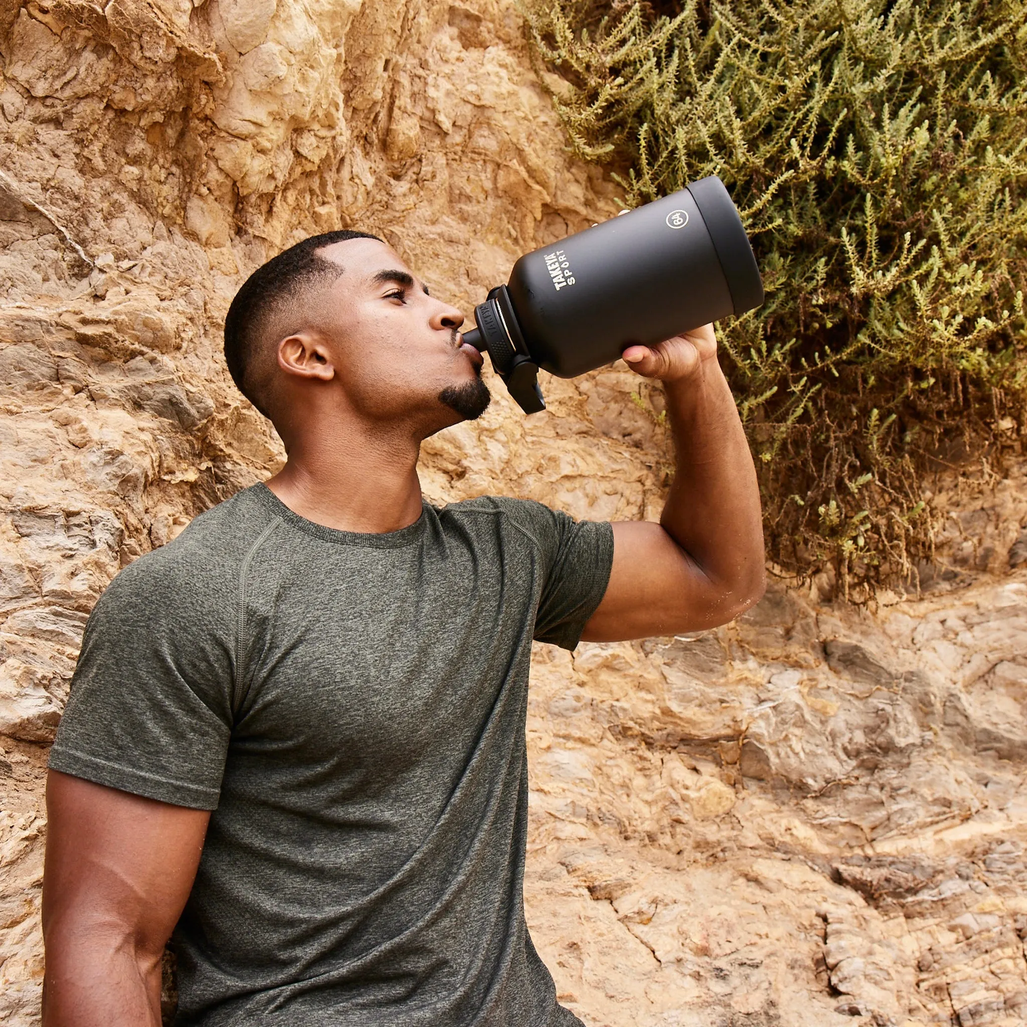 Sport Water Bottle With Spout Lid