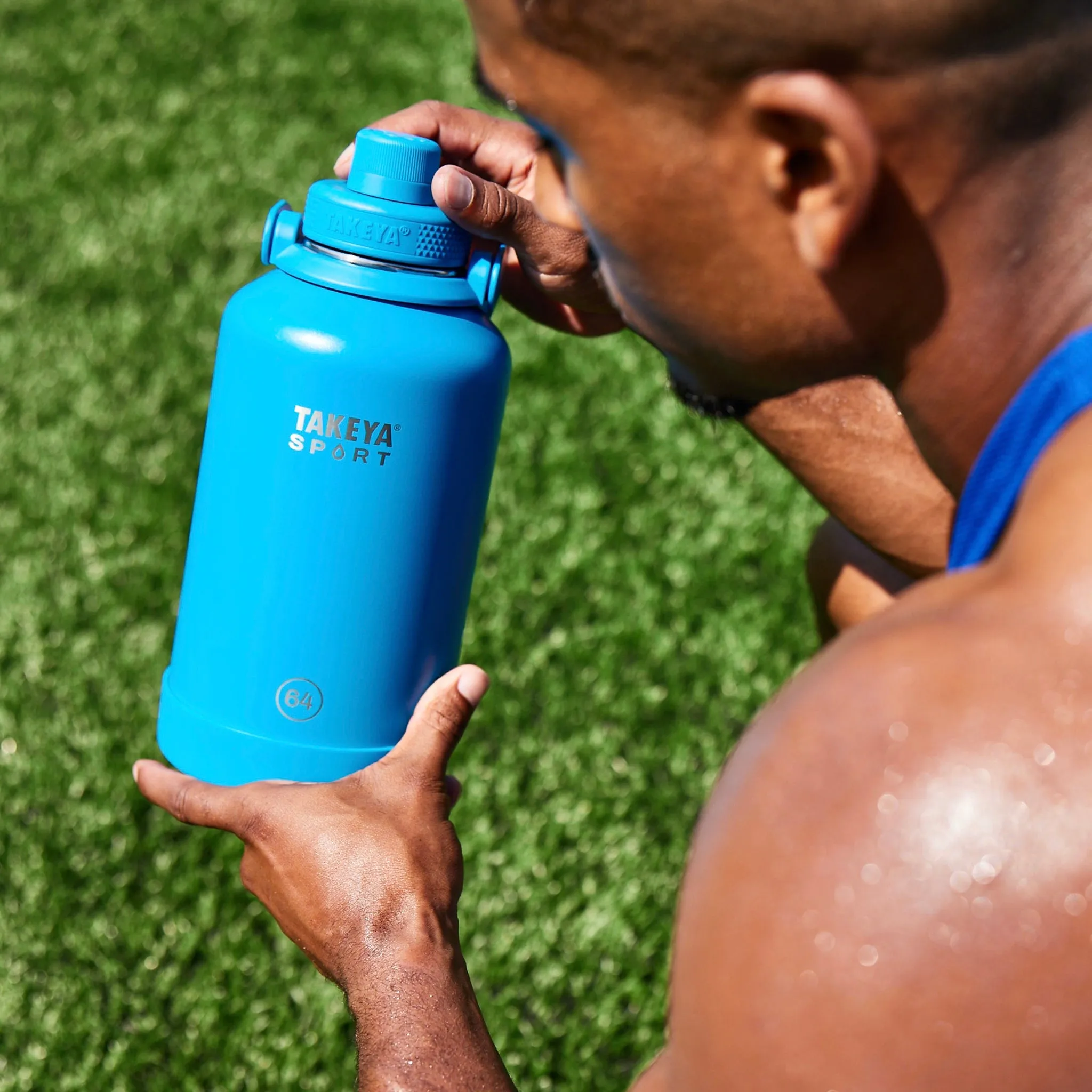 Sport Water Bottle With Spout Lid