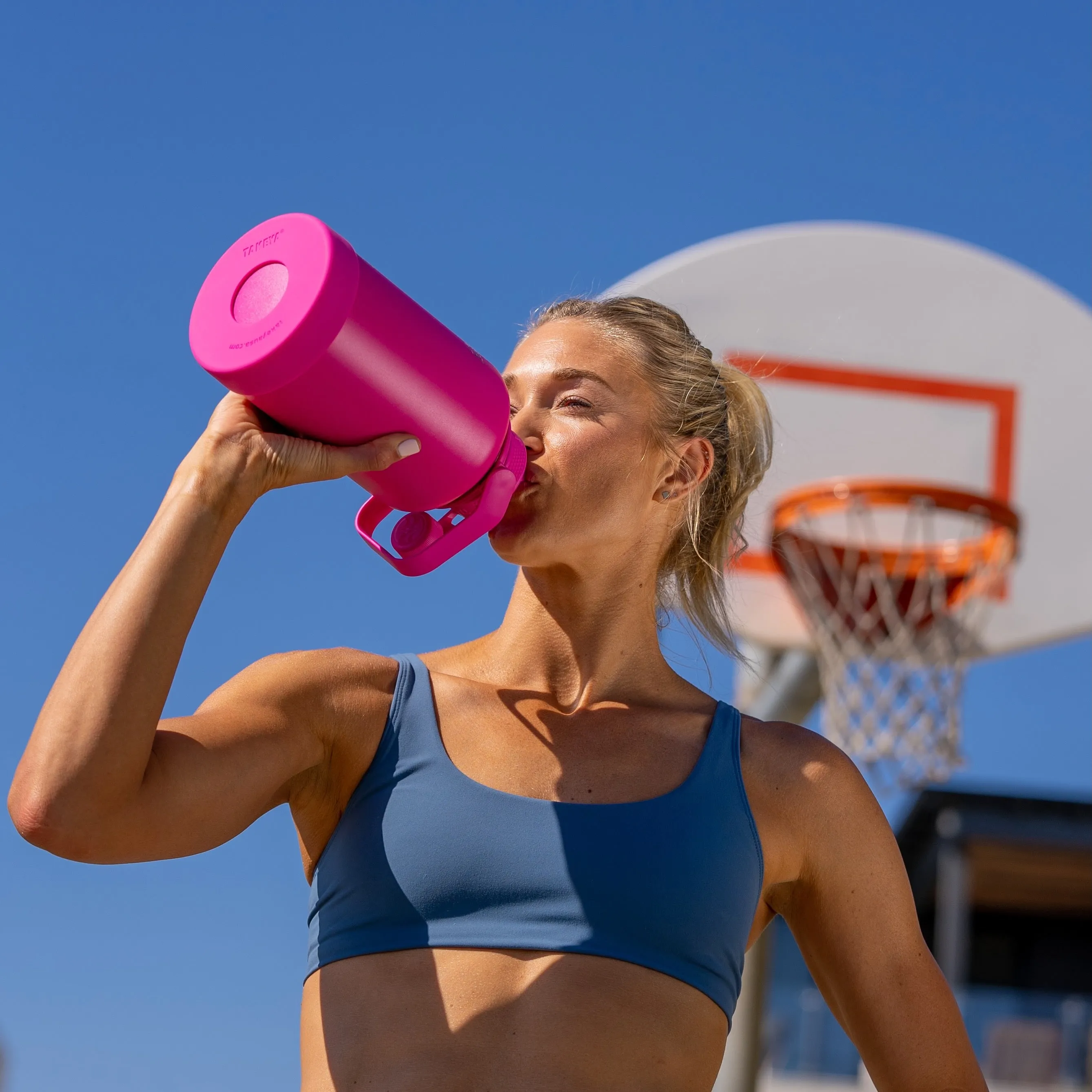 Sport Water Bottle With Spout Lid