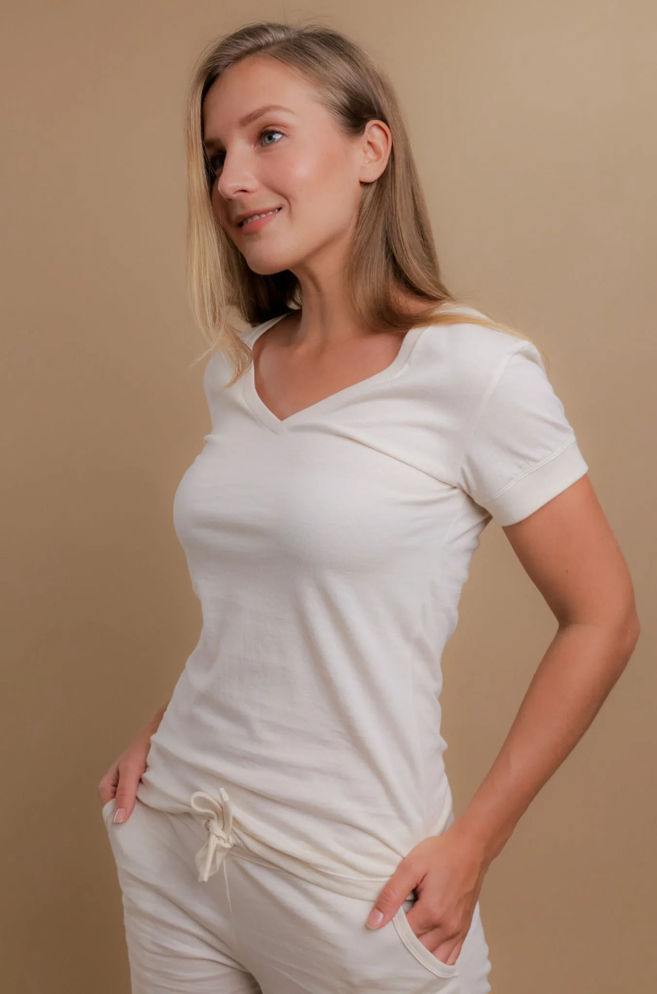 Women's Athletic V-Neck Shirt